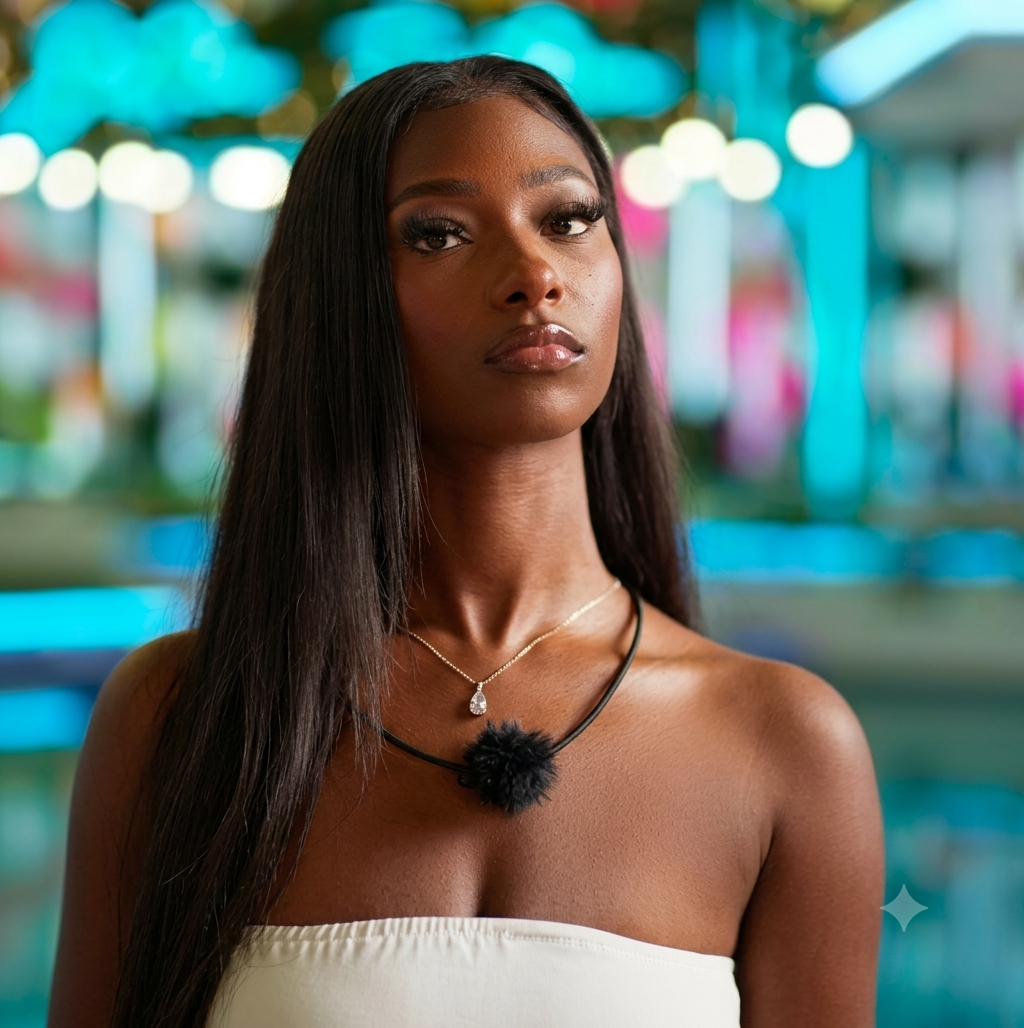 Trinity Tatum straight hair