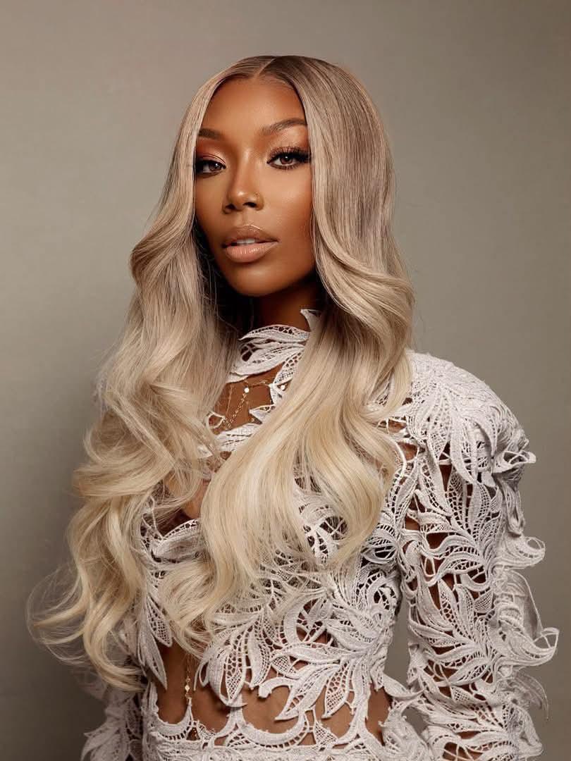 Brandy Norwood blonde hair