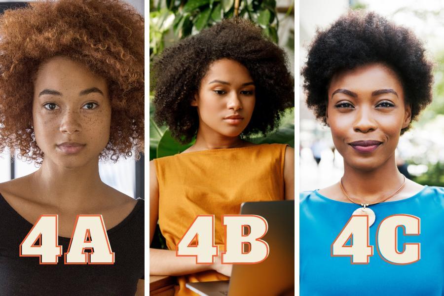 determine hair whether 4a 4b or 4c