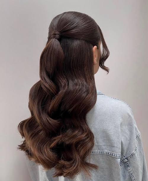 Half-Up Ponytail