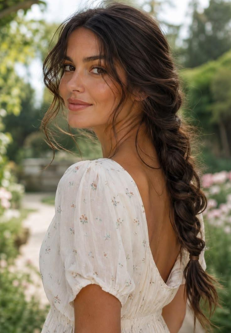 Medieval Low Boho Ponytail Braid