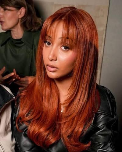 Ginger Hair with Bangs