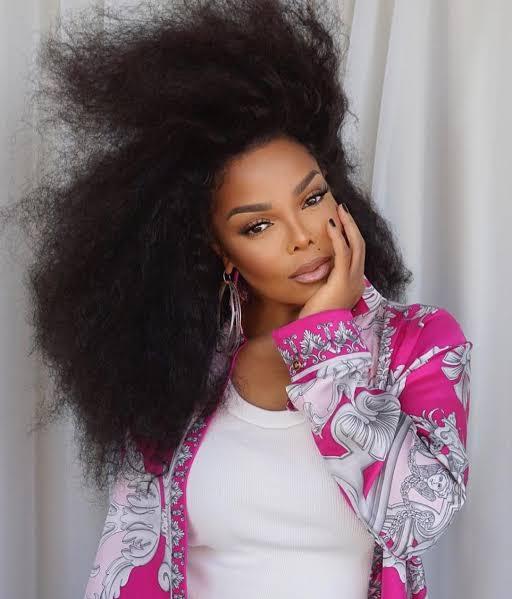 Janet Jackson Natural Hair