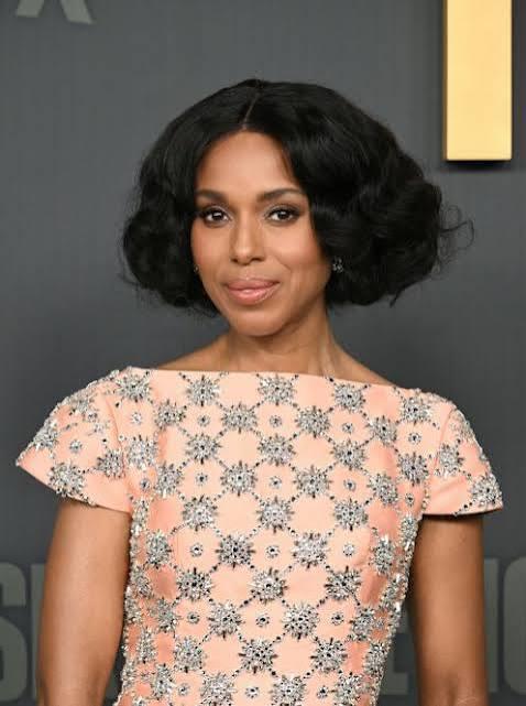 Kerry Washington curly bob