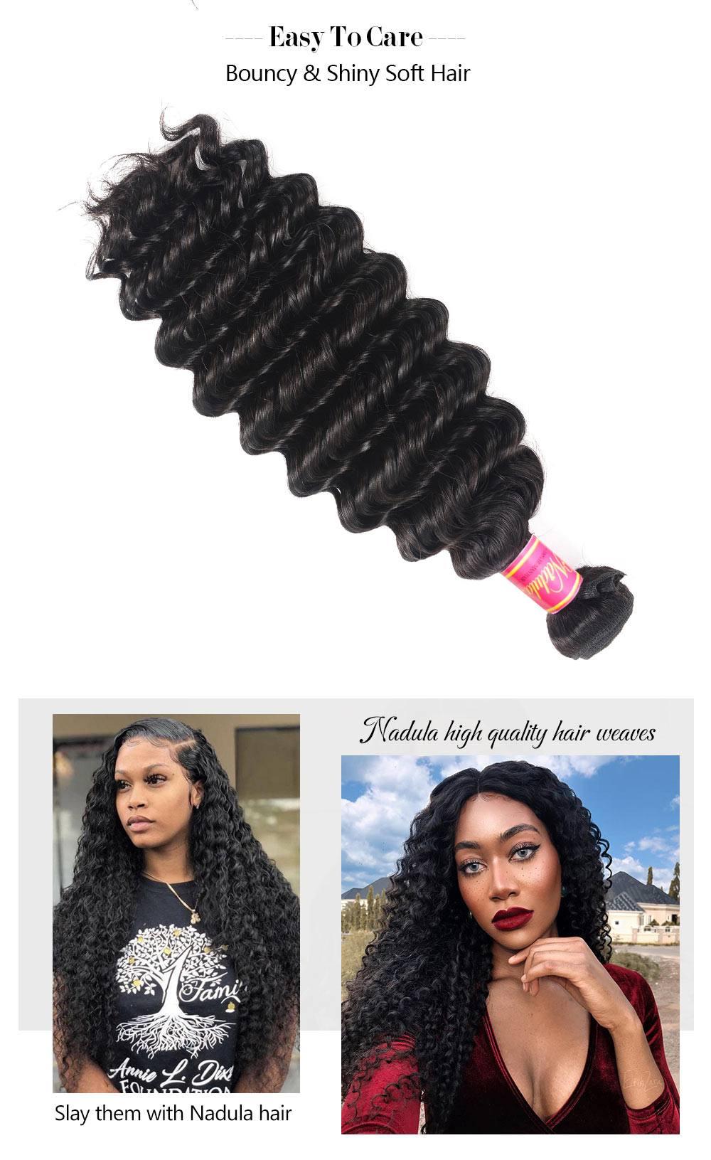 Deep Wave Hair Human Hair Weave