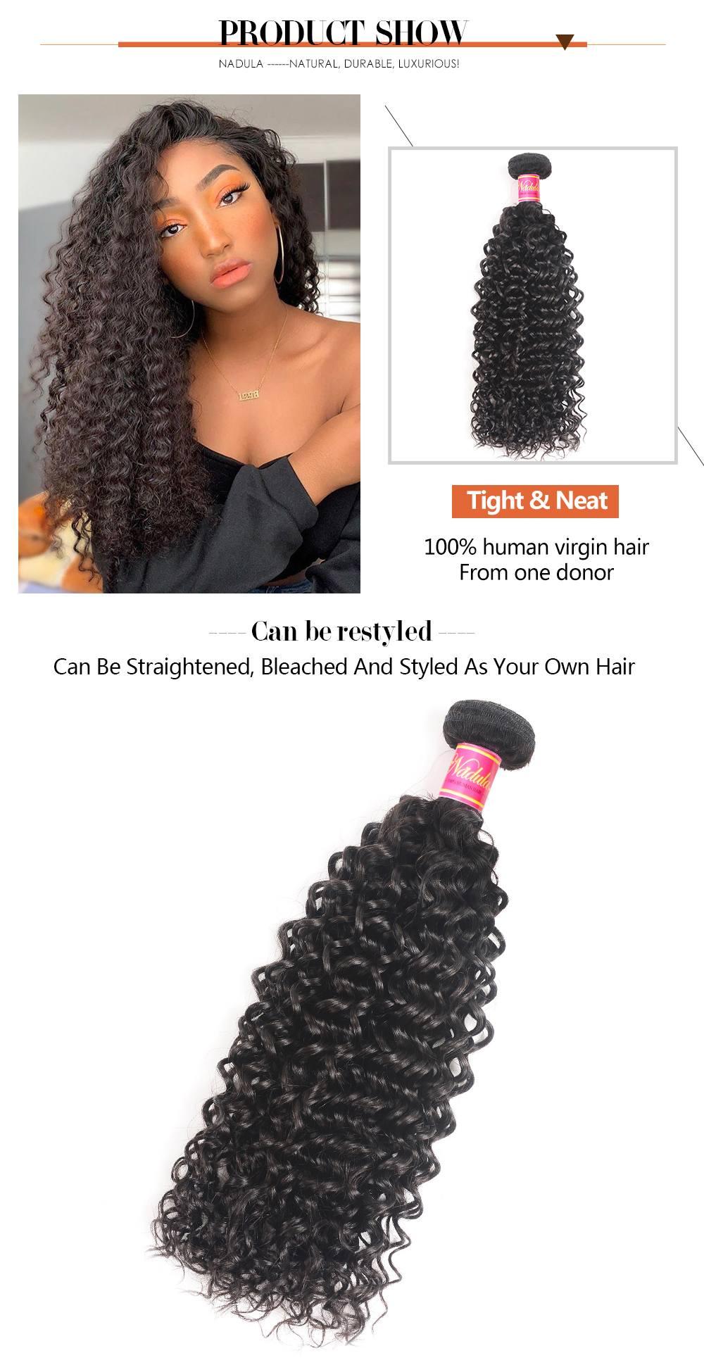 Lace Closure Curly 100% Virgin Human Hair