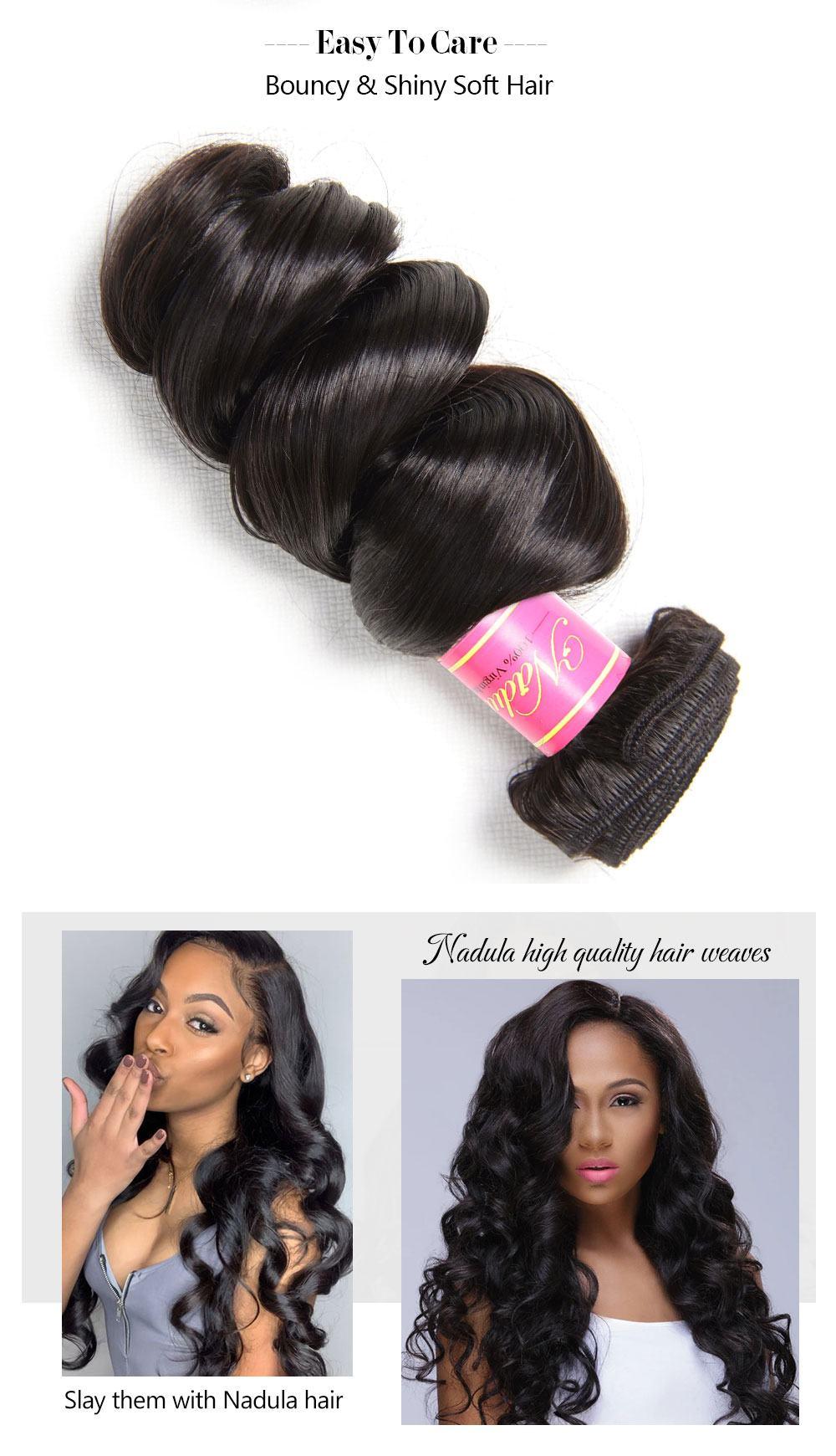 Loose Wave Hair Brazilian Human Hair Weave