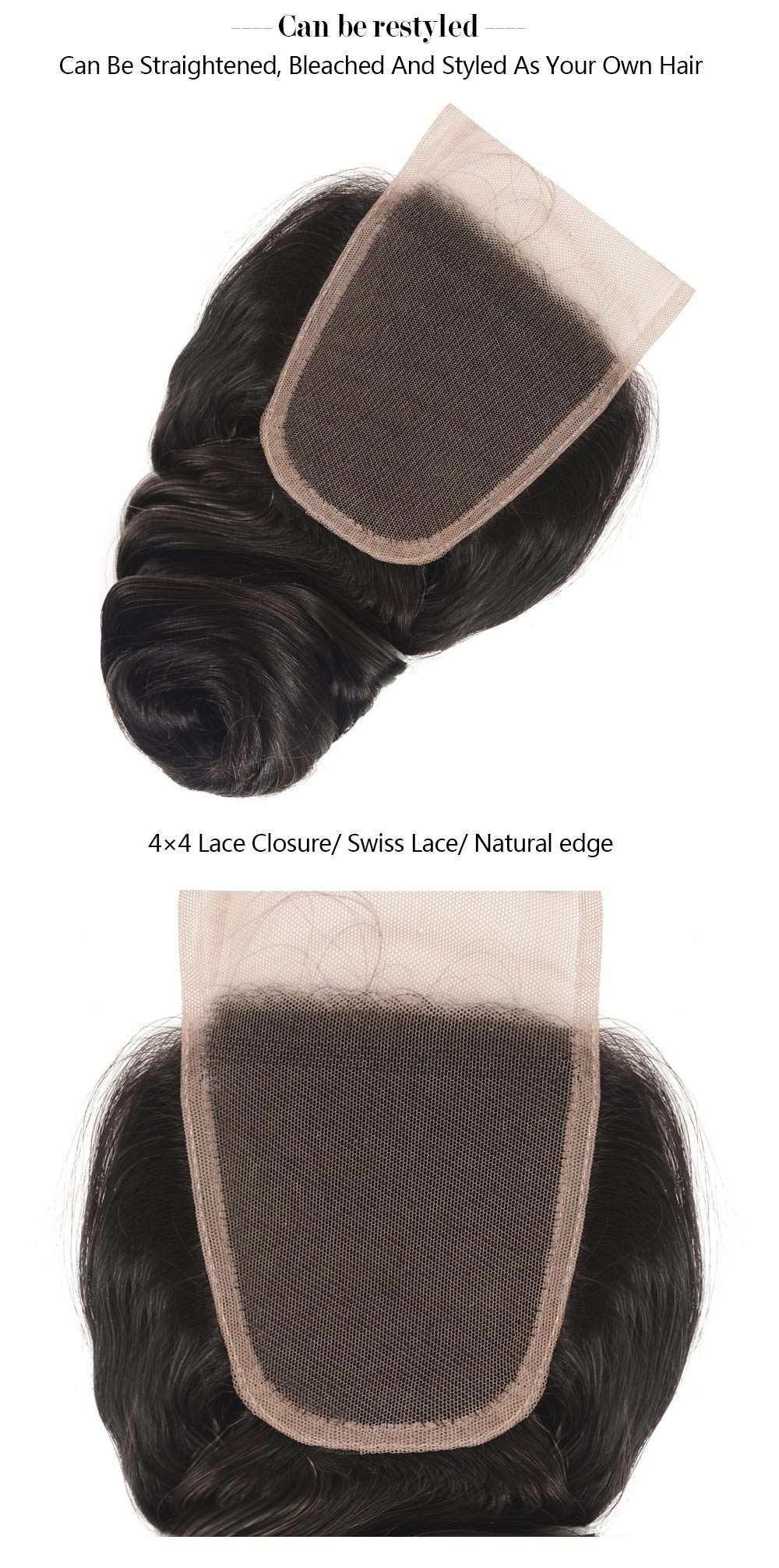 4×4 Lace Closure Loose Wave