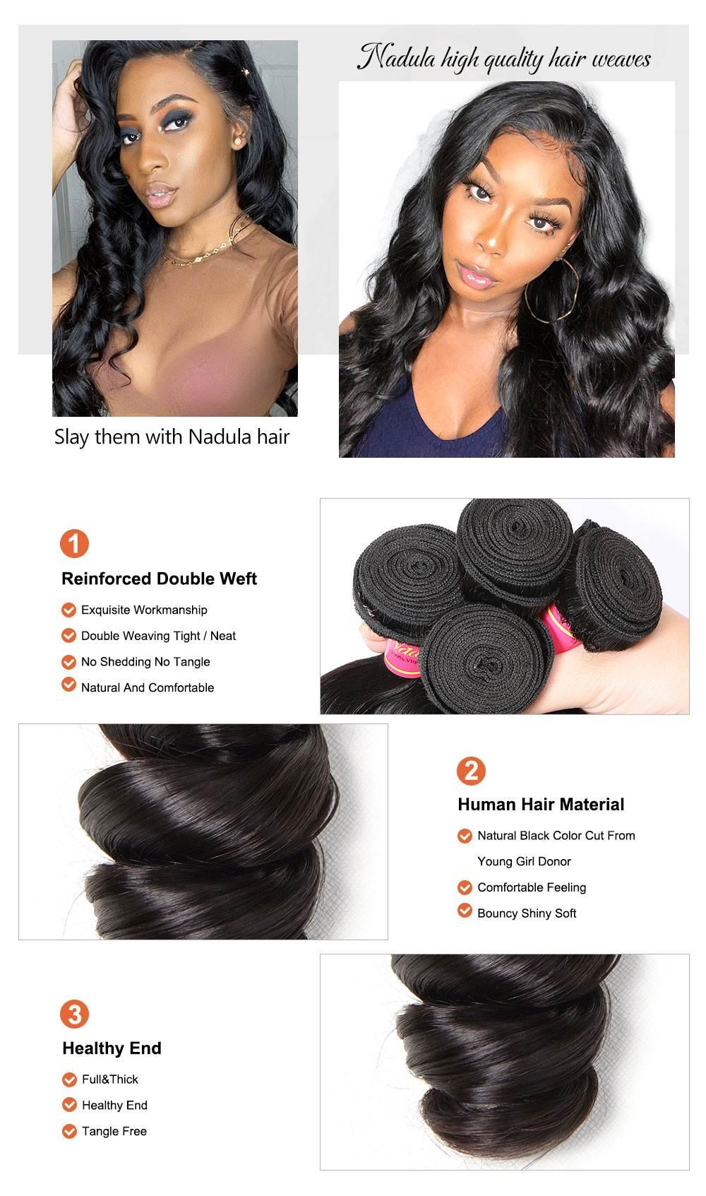 13X4 Lace Closure Frontal Human Hair Weaves