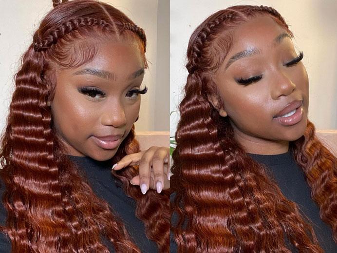 Pre-Plucked Lace Front Wig With Baby Hair