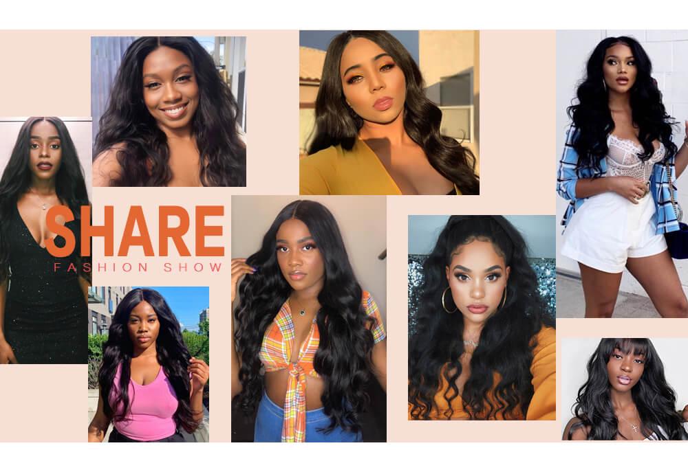 Nadula Long Body Wave 360 Lace Wig Human Hair Wigs With Baby Hair 150% Density Wigs