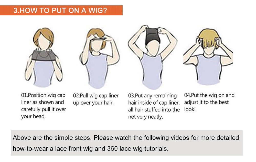 How to wear a wig cap