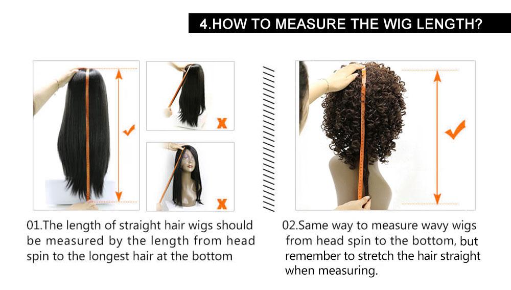 How to measure wig length