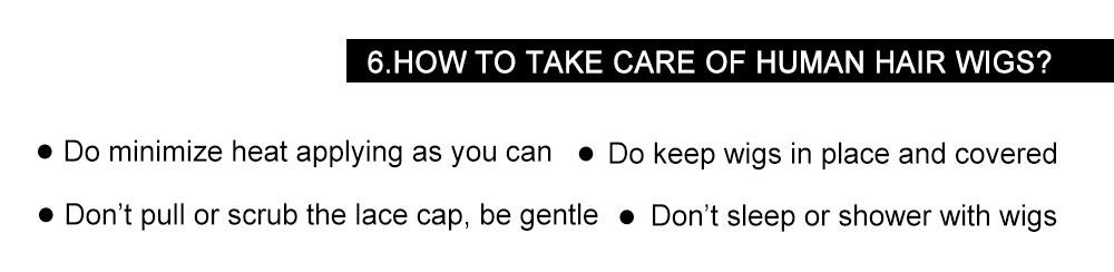 How to care for a wig